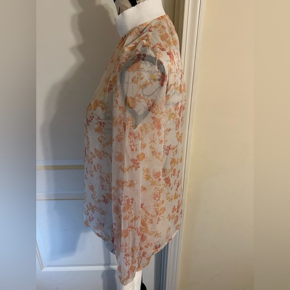 French Connection Floral Blouse with Long Sleeves - Picture 4 of 5